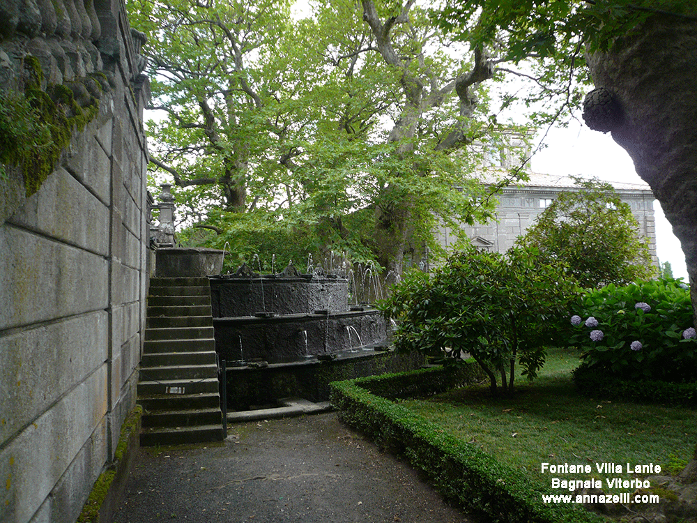 fontane villa lante bagnaia viterbo info e foto anna zelli