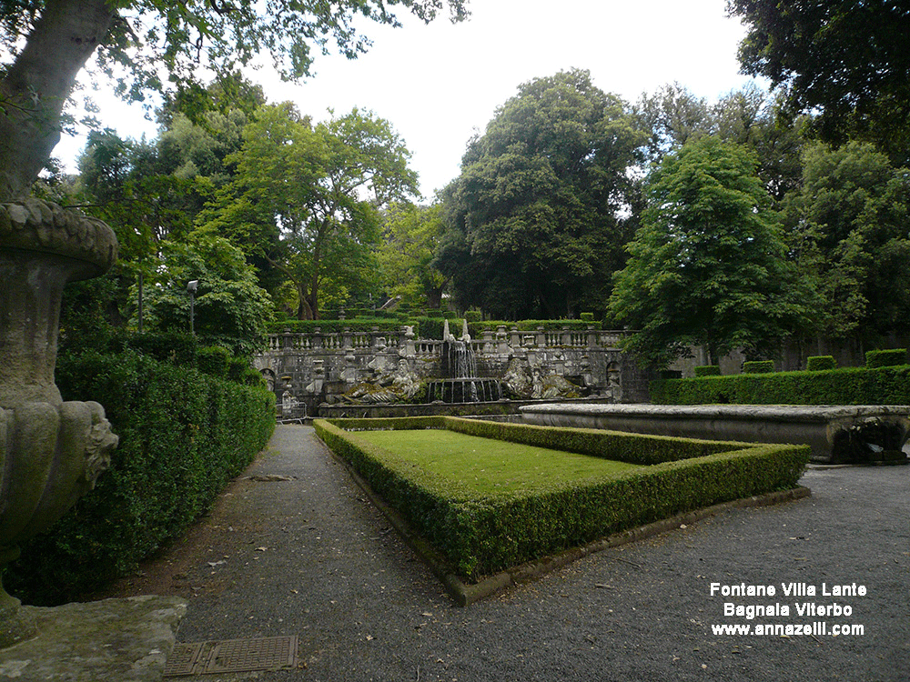 fontane villa lante bagnaia viterbo info e foto anna zelli