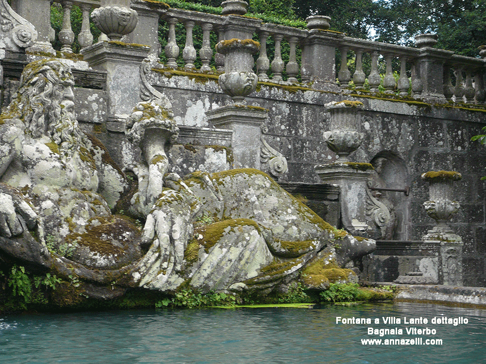 fontana villa lante bagnaia viterbo info e foto anna zelli