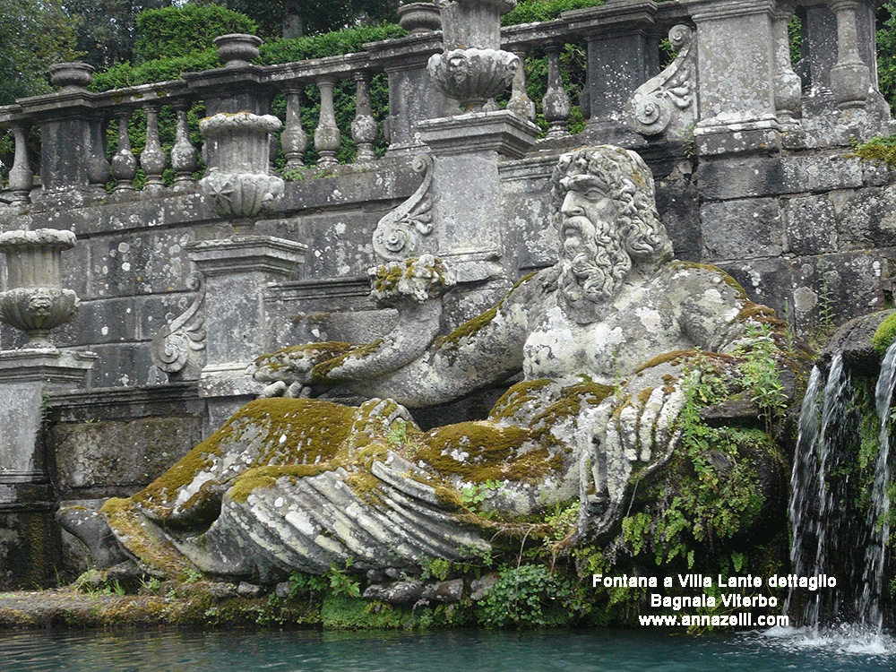 fontana villa lante bagnaia viterbo info e foto anna zelli