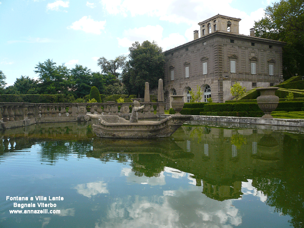 fontana villa lante bagnaia viterbo info e foto anna zelli