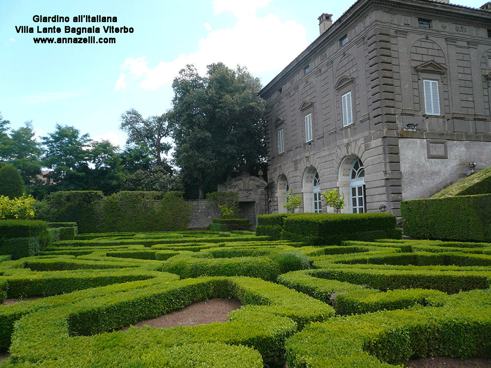 giardino all'italiana villa lante bagnaia viterbo info e foto anna zelli