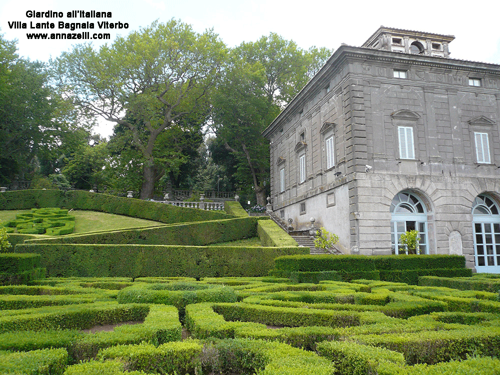 giardino all'italiana villa lante bagnaia viterbo info e foto anna zelli