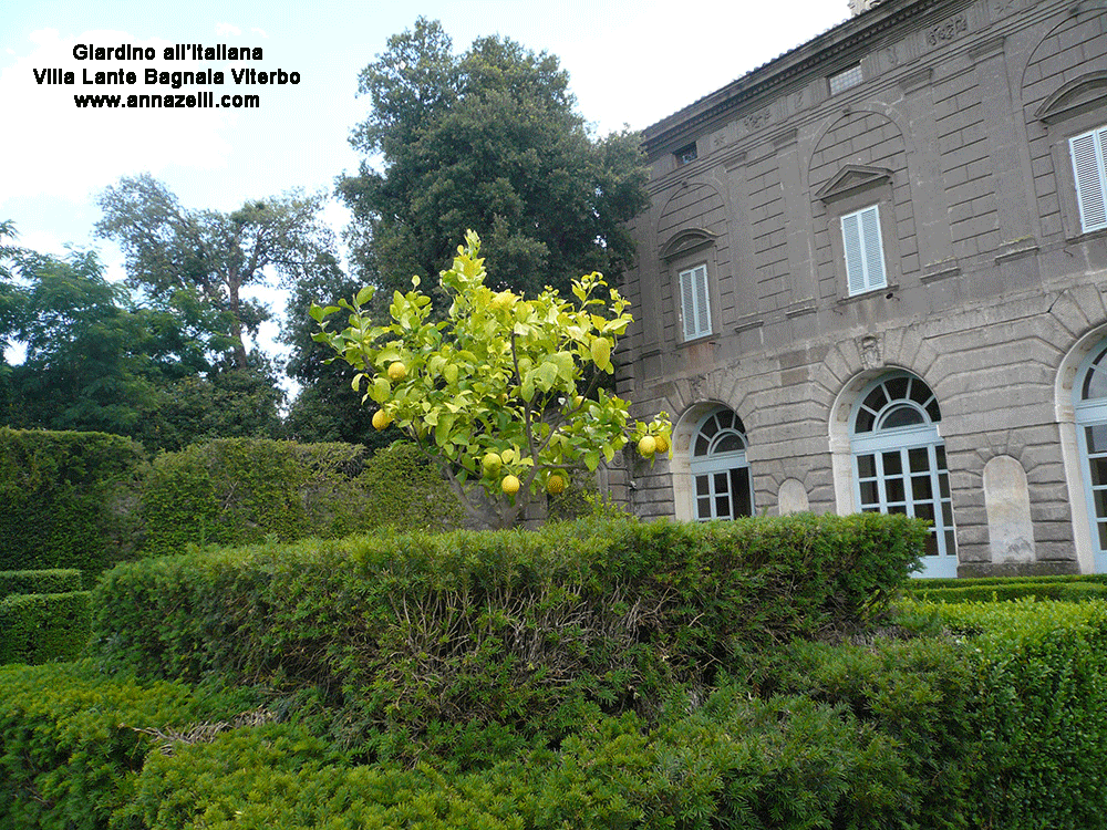 giardino all'italiana villa lante bagnaia viterbo info e foto anna zelli