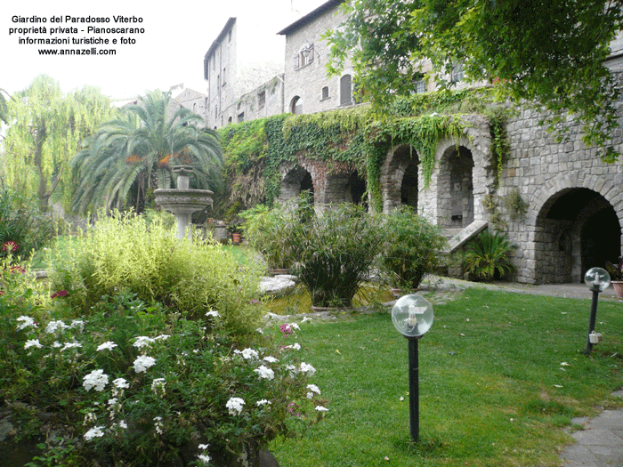 giardino del paradosso pianoscarano viterbo centro storico info e foto anna zelli