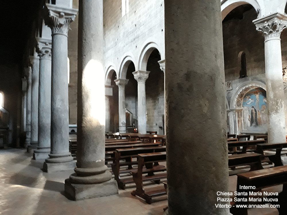 interno chiesa santa maria nuova viterbo info e foto anna zelli