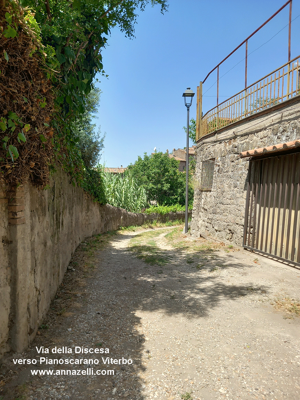 via della discesa viterbo info e foto anna zelli