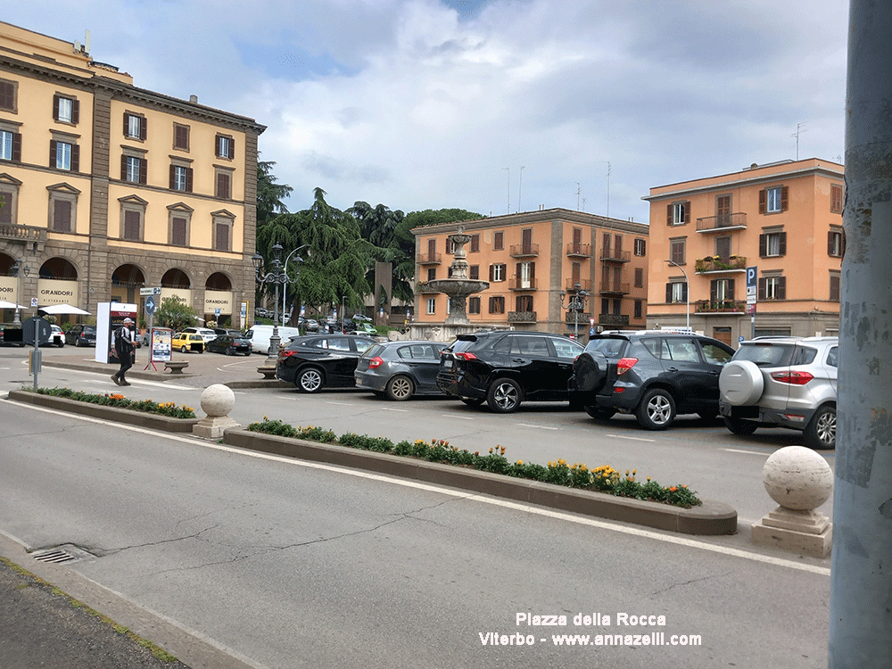 piazza della rocca viterbo centro storico info e foto anna zelli