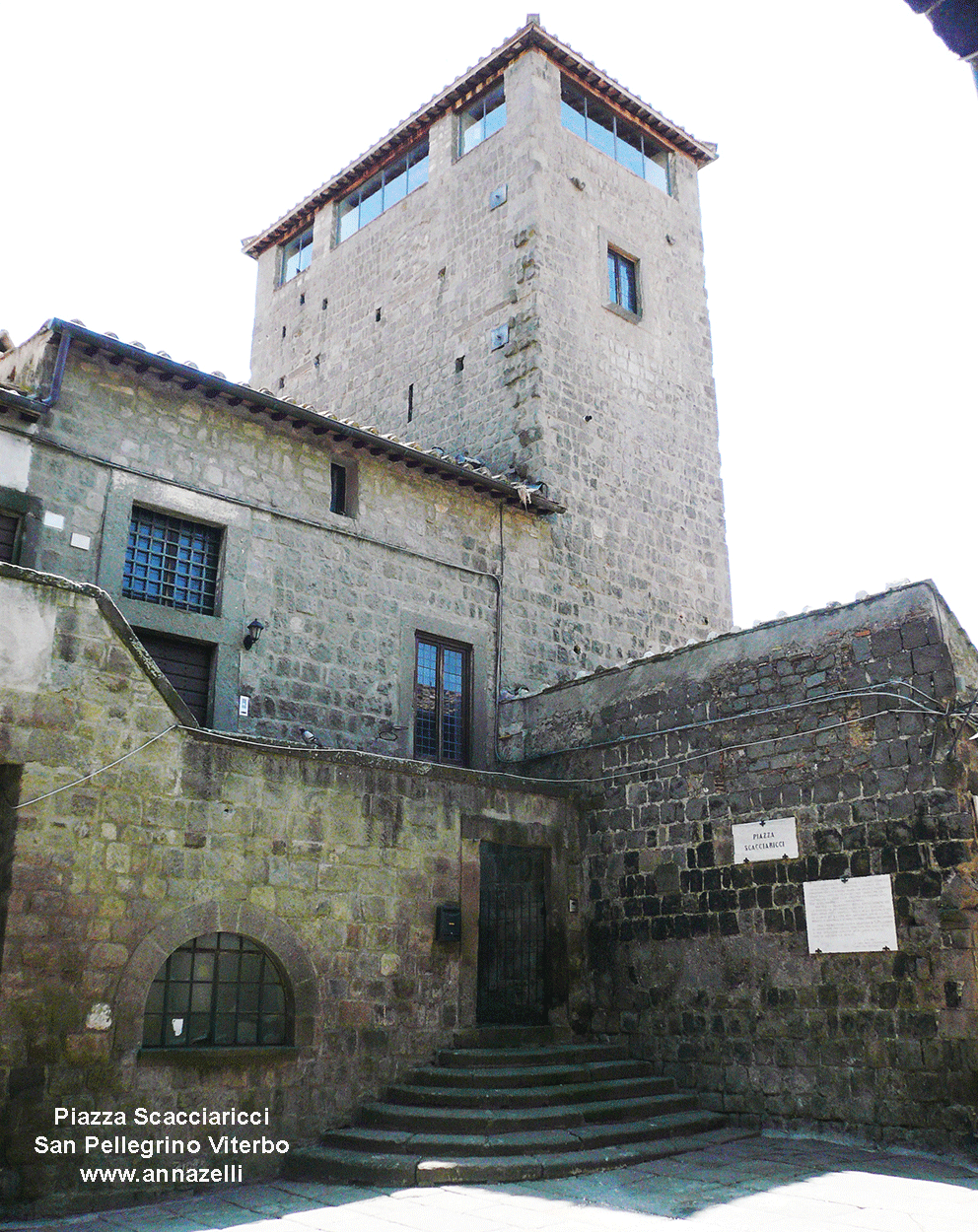 piazza scacciaricci zona san pellegrino viterbo info e foto anna zelli