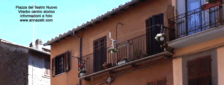 piazza del teatro nuovo viterbo informazioni turistiche e foto anna zelli