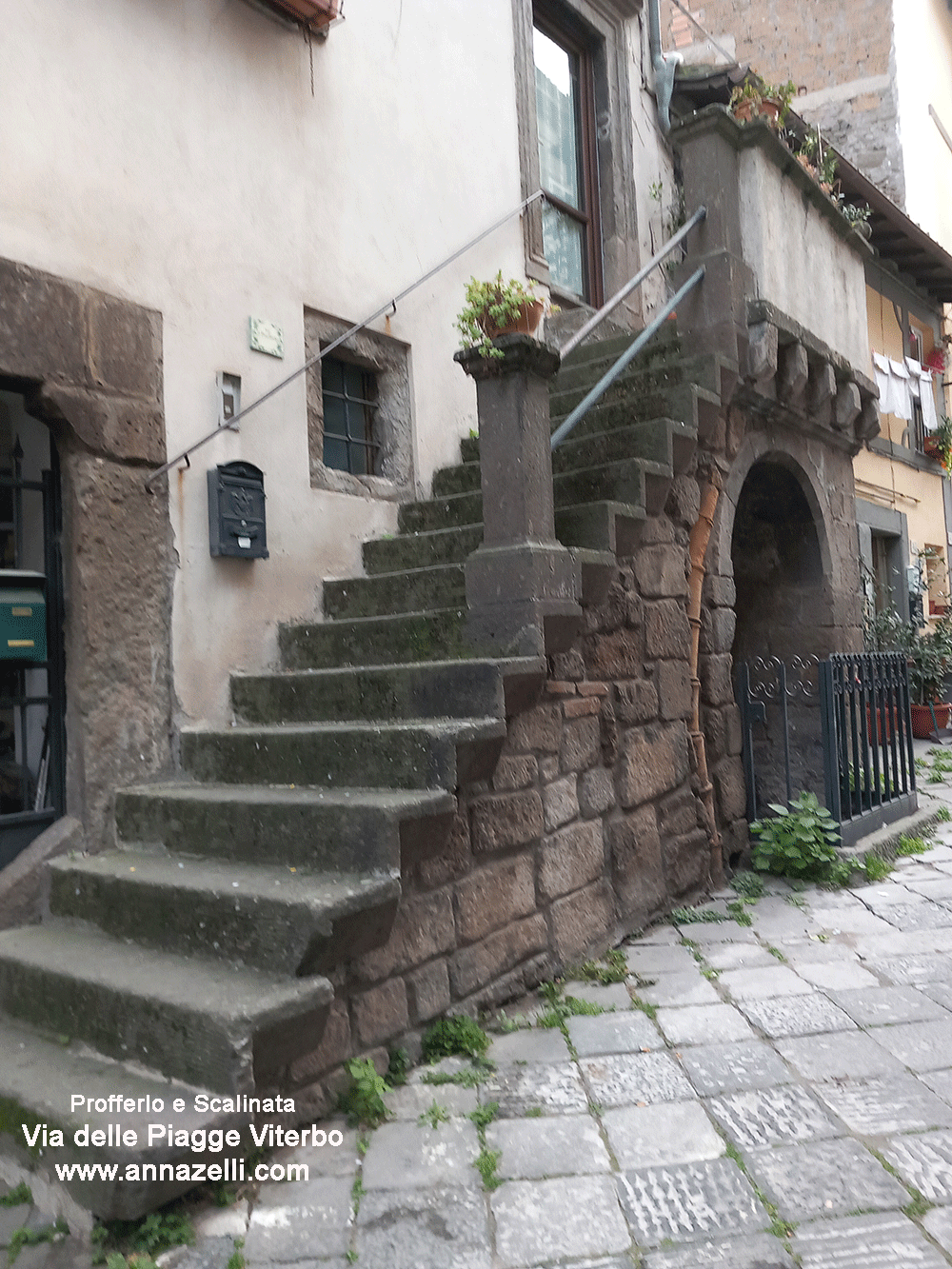 profferlo e scalinata via delle piagge viterbo info e foto anna zelli