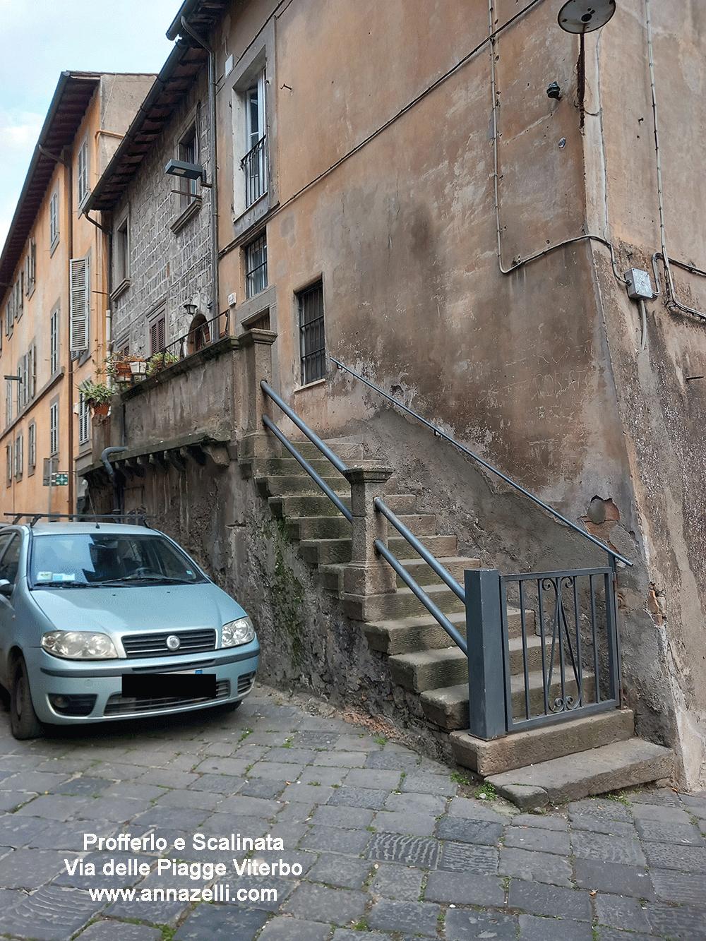 profferlo e scalinata via delle piagge viterbo info e foto anna zelli