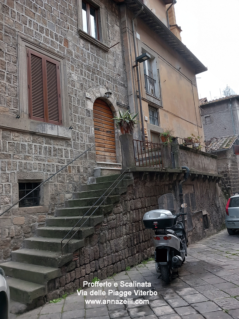 profferlo e scalinata via delle piagge viterbo info e foto anna zelli