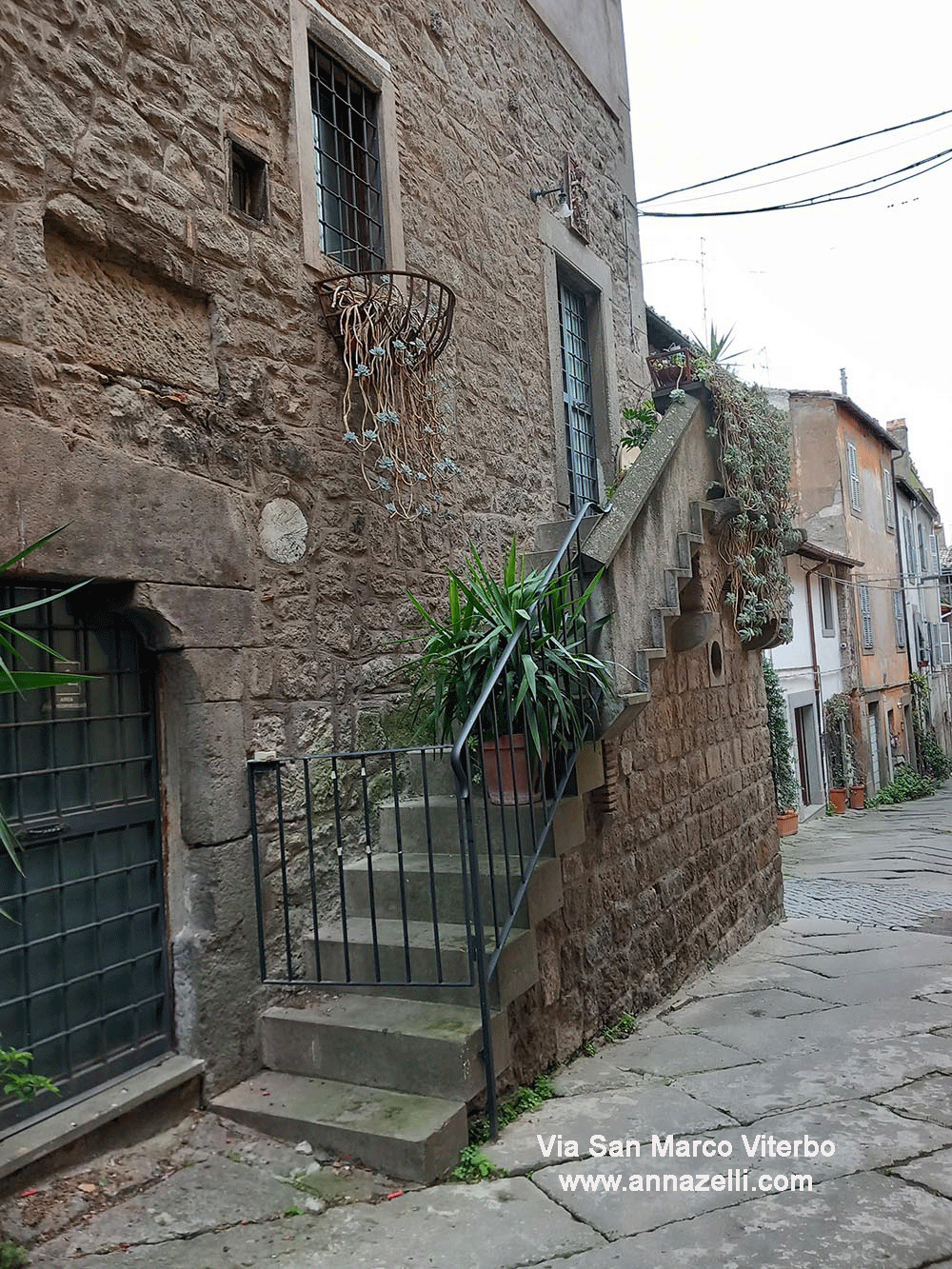 profferlo e scalinata via san marco viterbo info e foto anna zelli