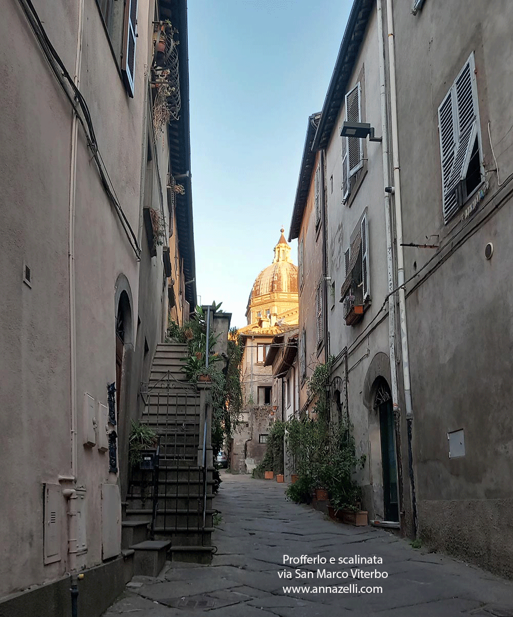 profferlo e scalinata via san marco viterbo info e foto anna zelli