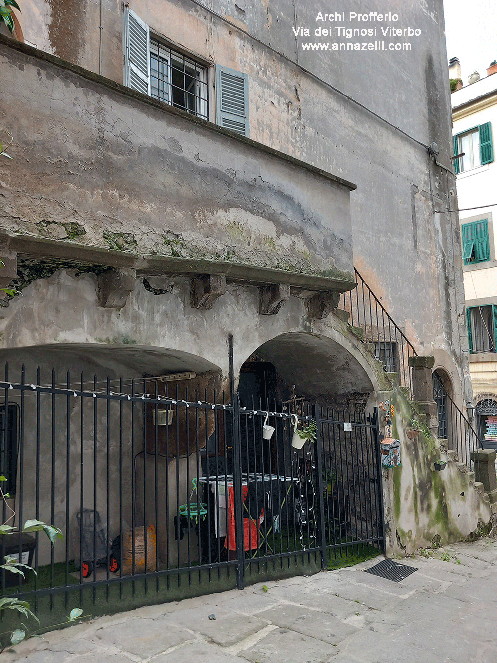 archi profferlo via dei tignosi viterbo centro storico info e foto anna zelli