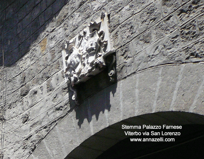 arco  viterbo palazzo farnese via san lorenzo info e foto anna zelli