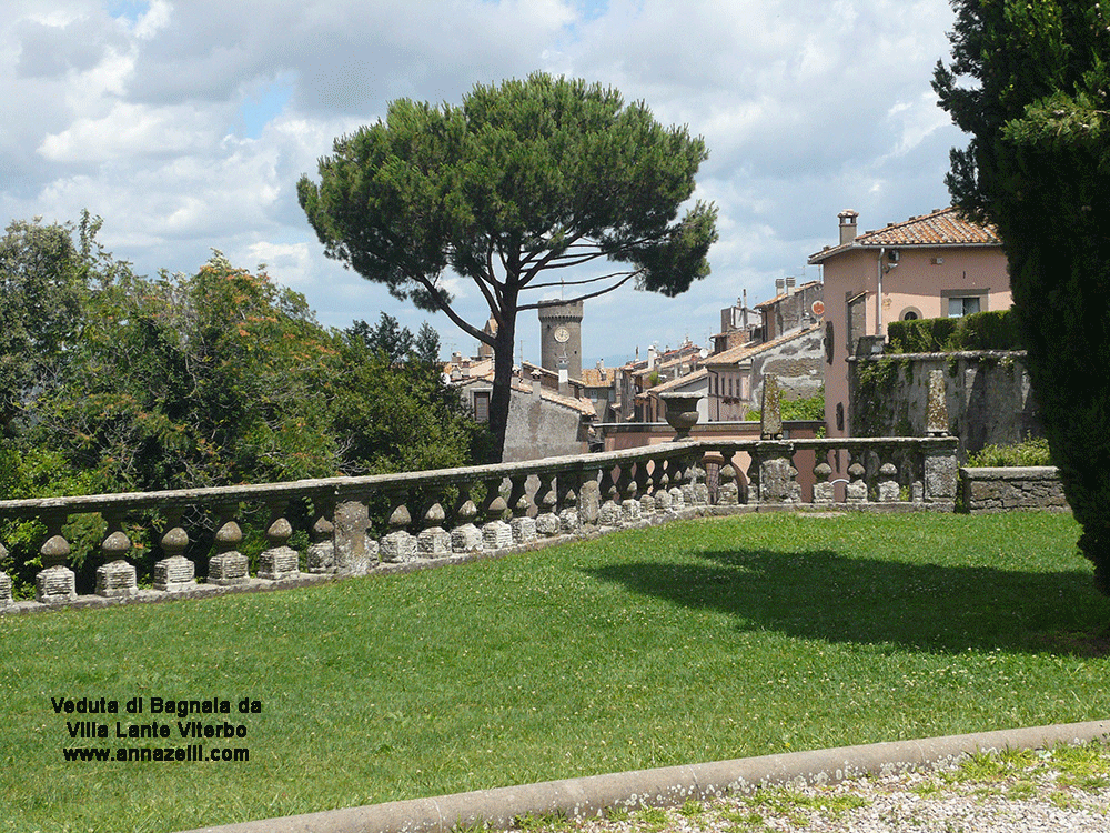 veduta di bagnaia da villa lante a bagnaia viterbo info e foto anna zelli