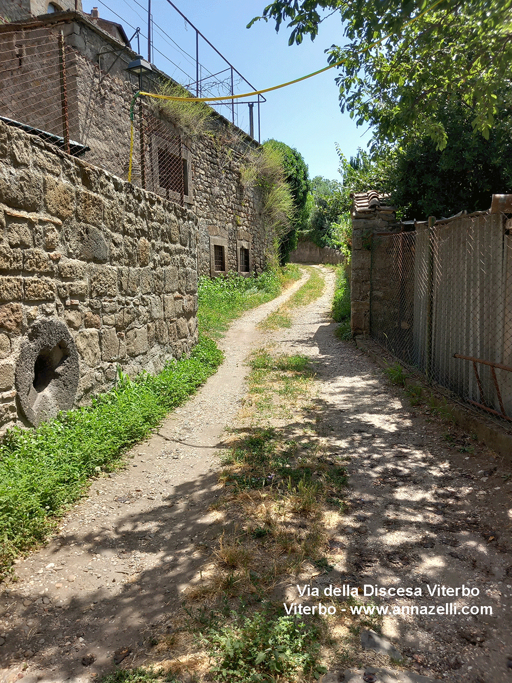 via della discesa viterbo veduta