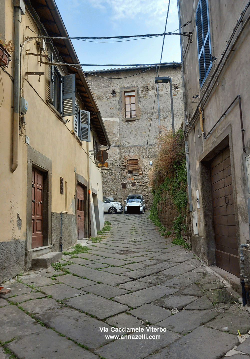 via cacciamele viterbo centro storico info e foto anna zelli