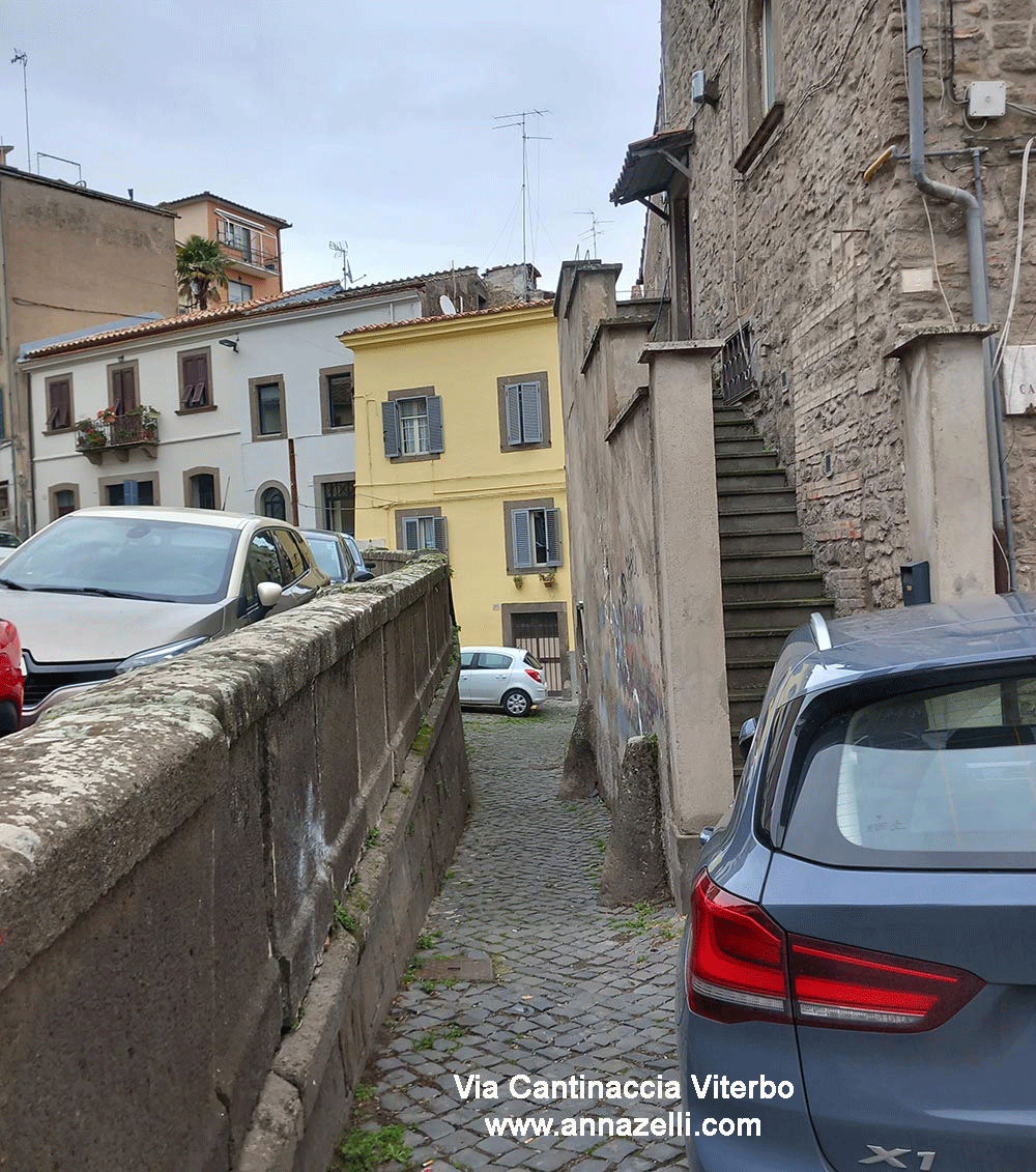 via della cantinaccia viterbo centro info e foto anna zelli