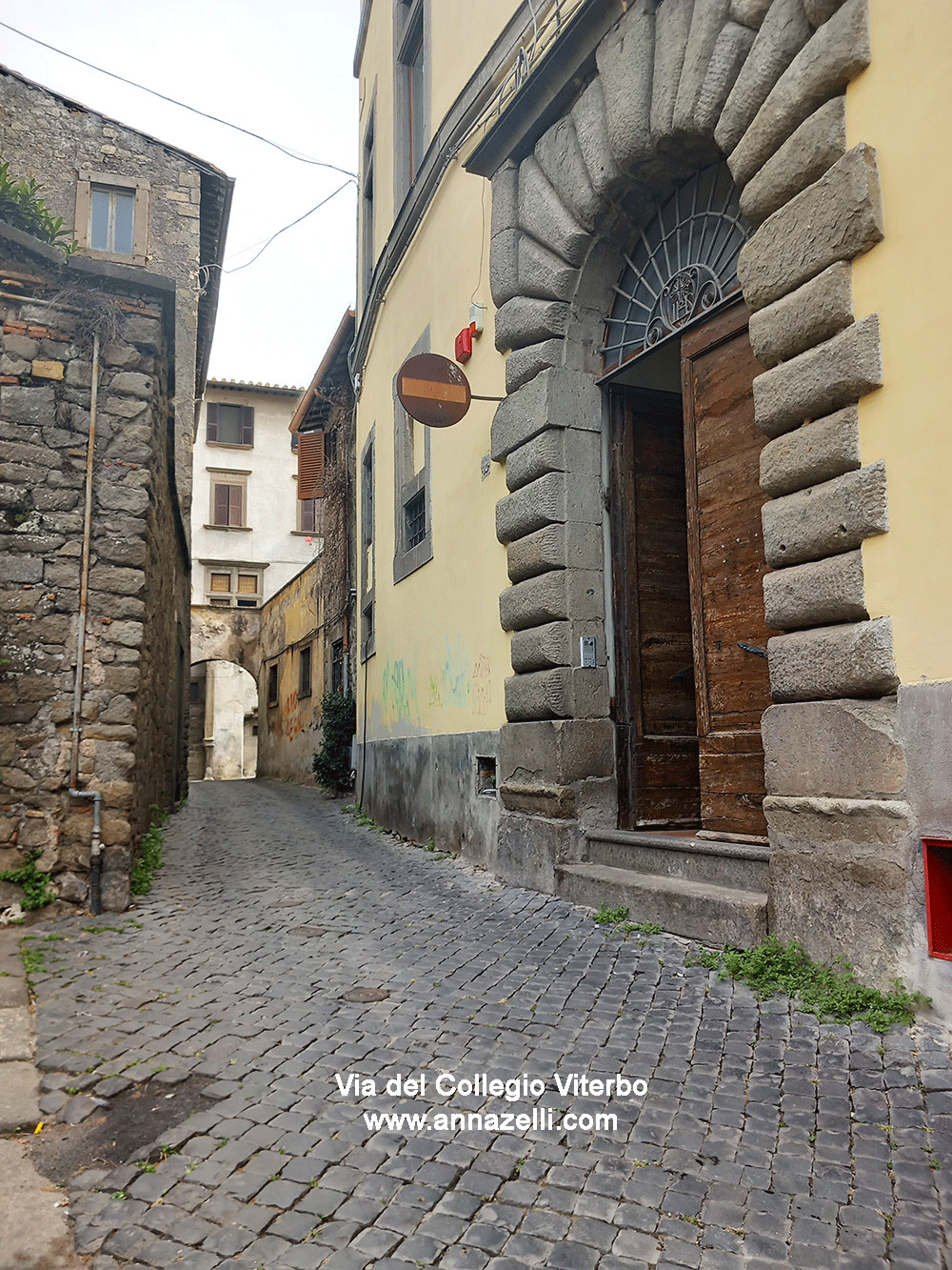 via del collegio viterbo info e foto anna zelli