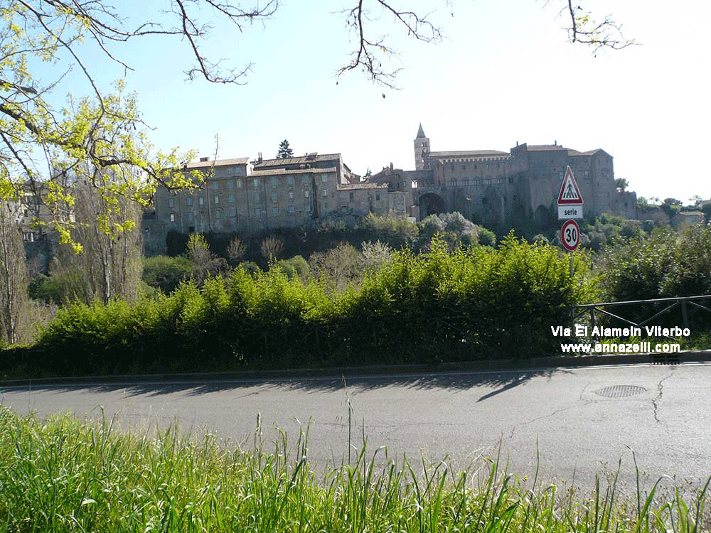 via el alamein viterbo centro storico info e foto anna zelli