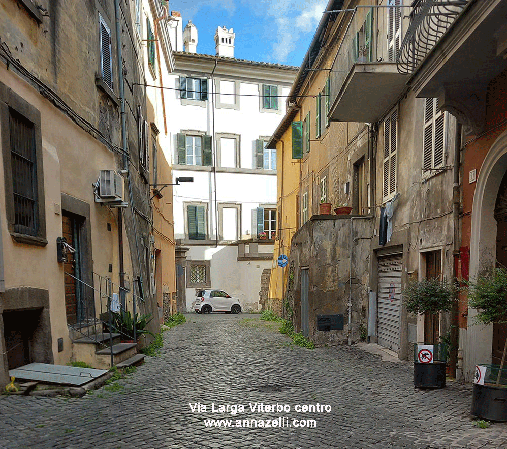 via larga viterbo centro storico info e foto anna zelli