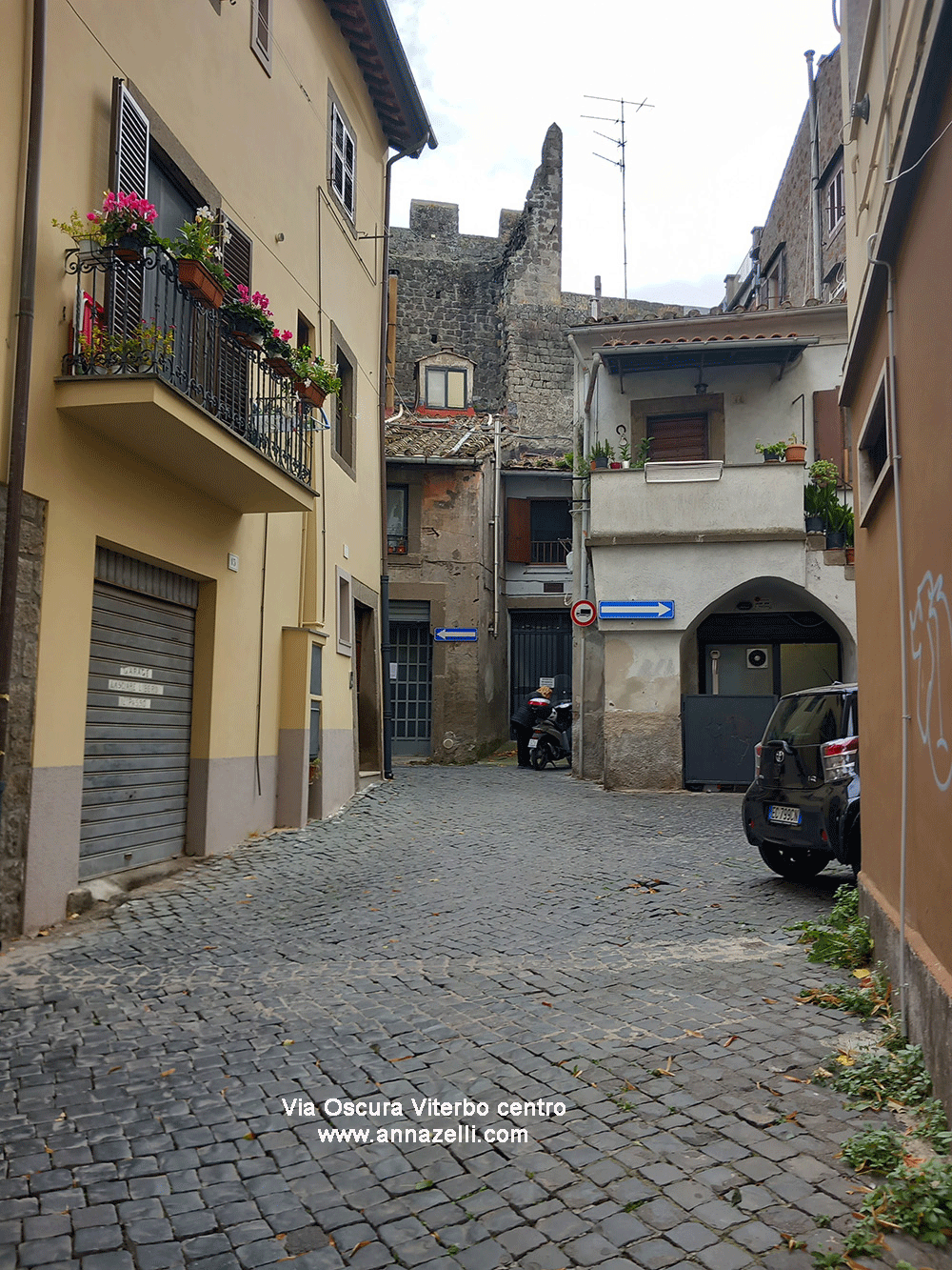 via oscura viterbo centro info e foto anna zelli