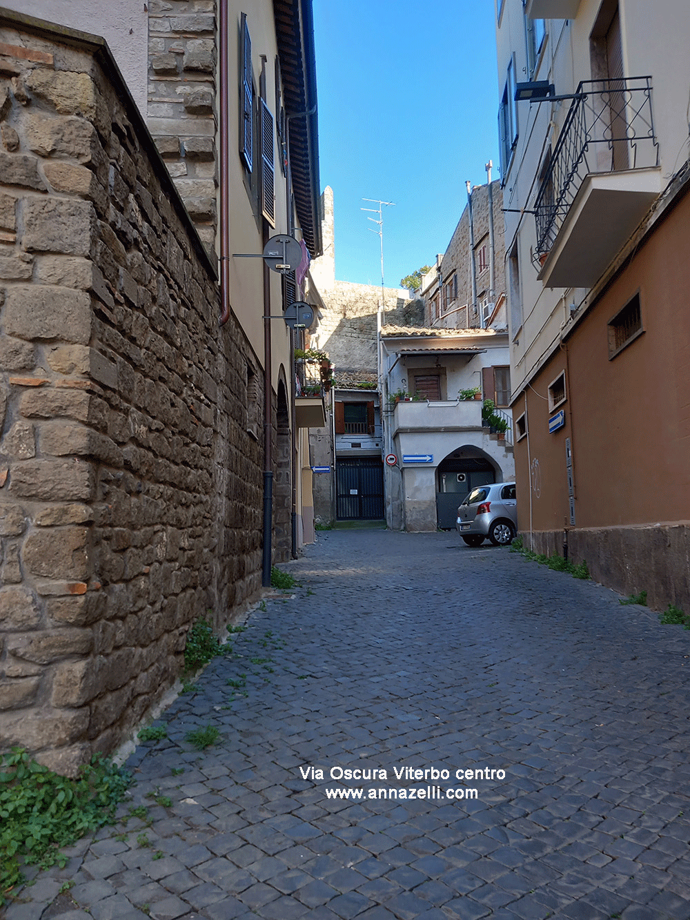 via oscura viterbo centro info e foto anna zelli