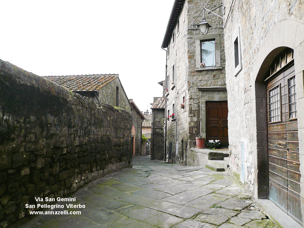 via san gemini viterbo san pellegrino centro storico info foto anna zelli