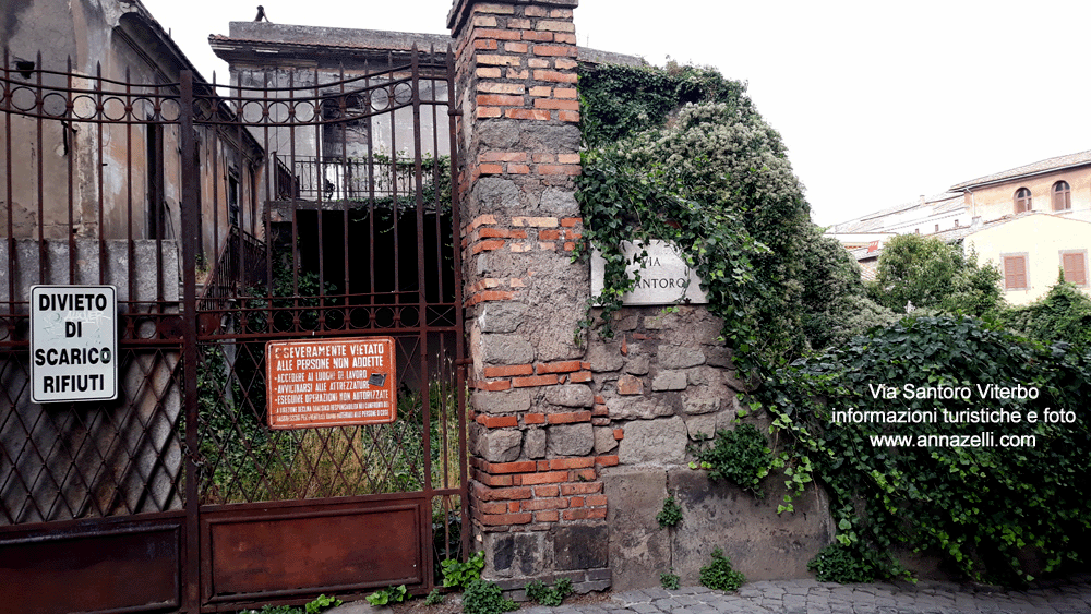 via santoro viterbo centro storico info e foto anna zelli