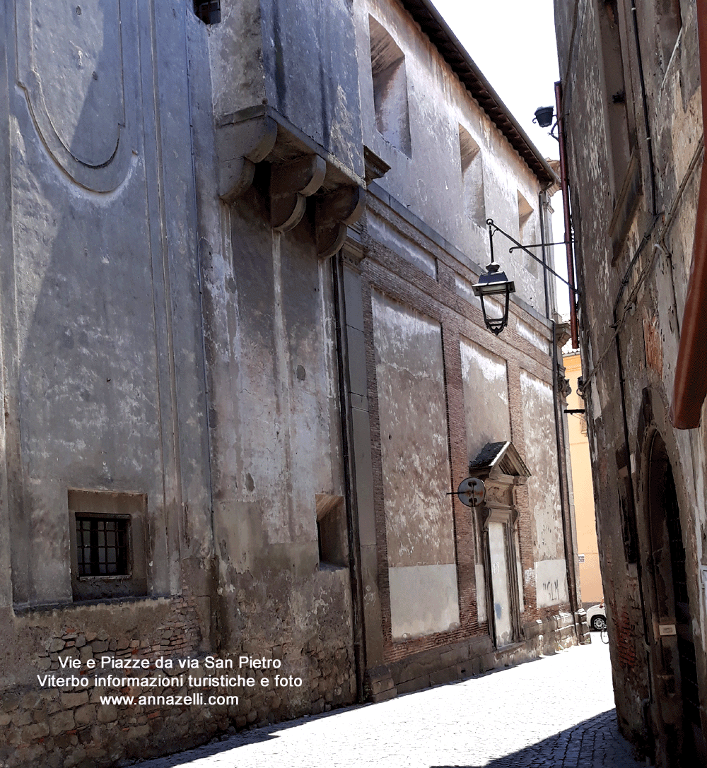 vie e piazze da via san pietro viterbo centro storico informazioni e foto anna zelli