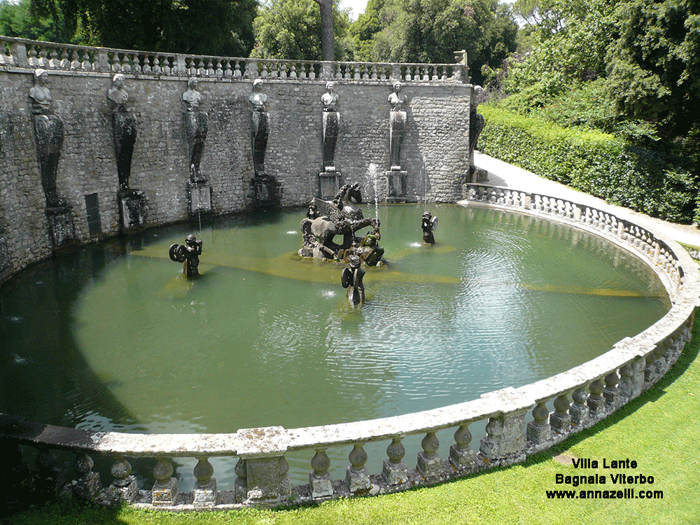 fontana del pegaso a bagnaia viterbo info e foto anna zelli