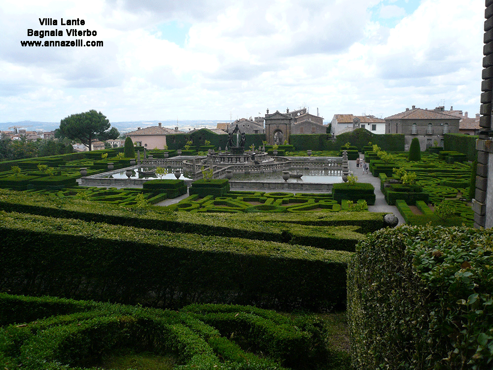 villa lante bagnaia viterbo info e foto anna zelli