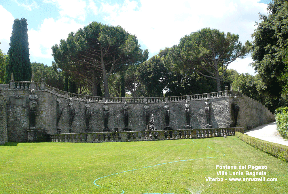 fontana del pegaso villa lante bagnaia viterbo info e foto anna zelli